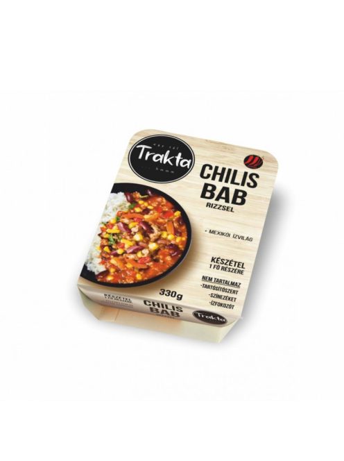 TRAKTA Fasole cu chili și orez - 330g