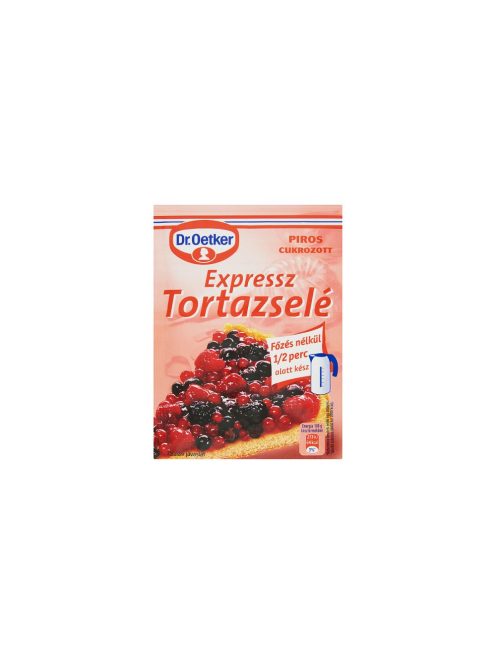 Dr.Oetker glazură din jeleu pentru tort roșu 50g