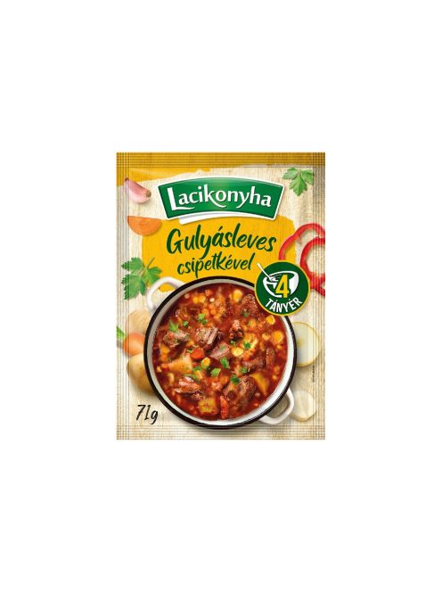 Lacikonya Supă gulaș cu tăiței - 71 g