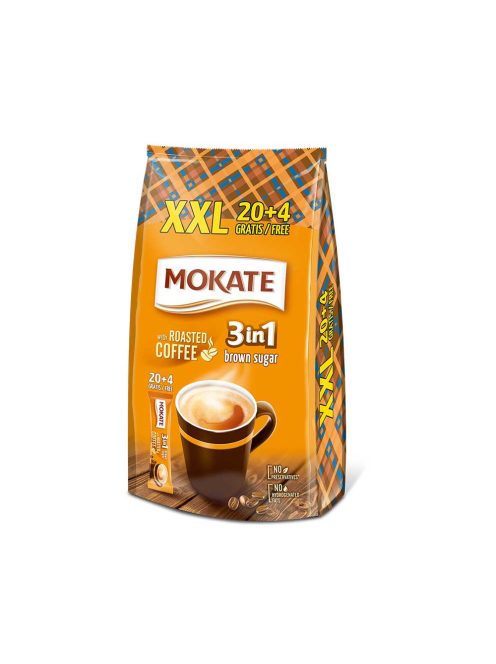 Mokate 3in1 XXL cu  zahăr brun - 408 g