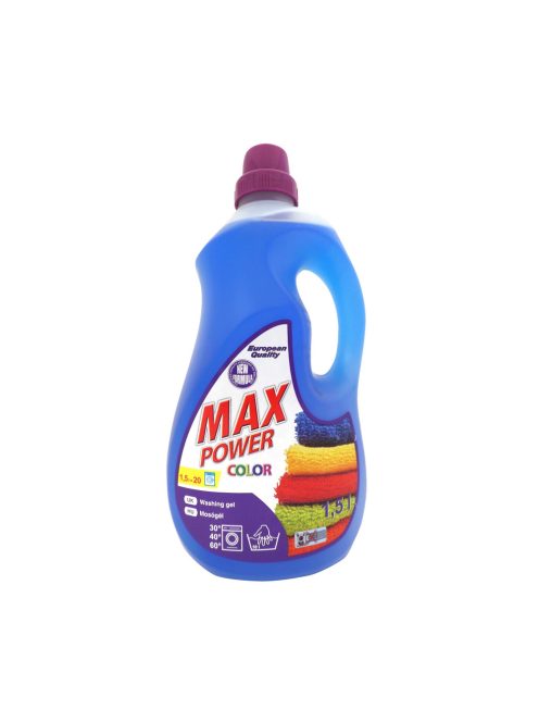 Max Power detergent gel pentru rufe Color - 1500 ml