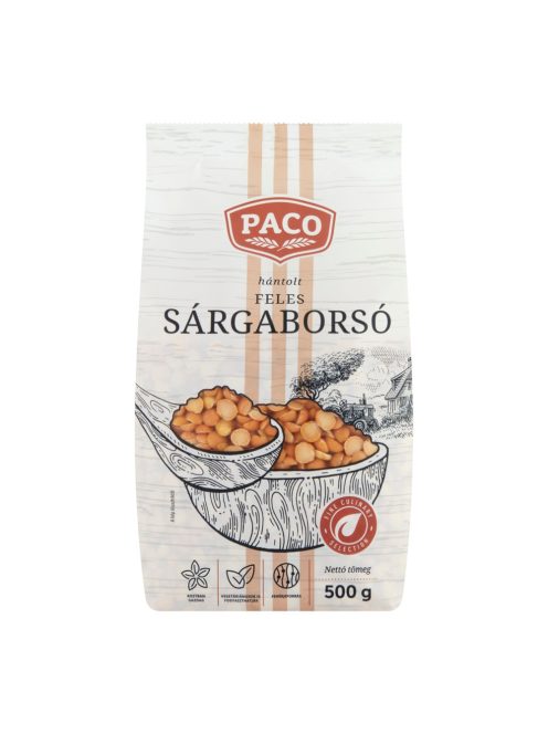 PACO Mazăre galbenă decorticată - 500 g