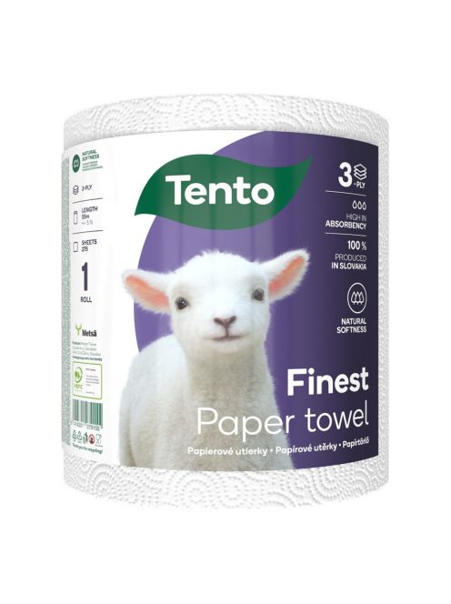 TENTO Finest prosoape hârtie rolă cu 3 straturi