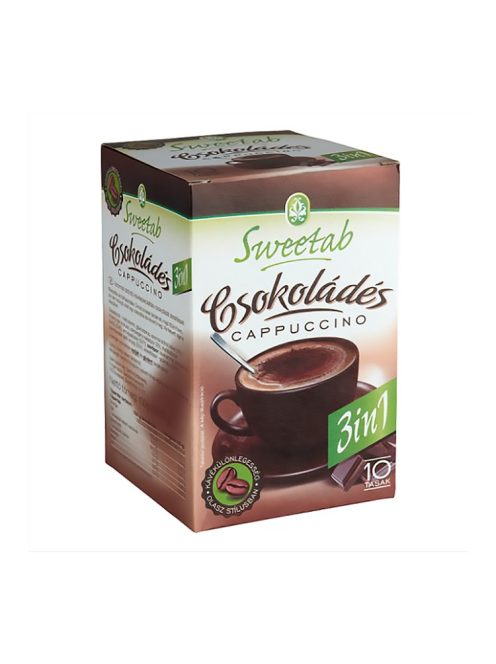 Sweetab 3in1 ciocolată cappuccino cafea specială 10 x 10g (100g)