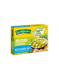 Lacikonyha Cub de supă de legume cu sare redusă 60g