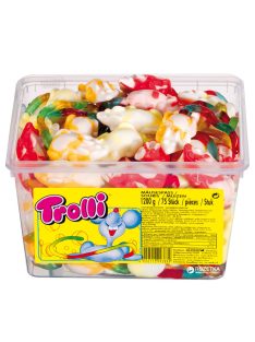   Șoarece Trolli în borcan de ursuleți de gumă (75x16 g) - 1200 g