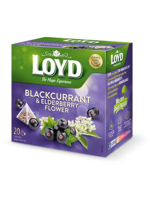 Loyd  ceai negru cu flori de soc - 40g
