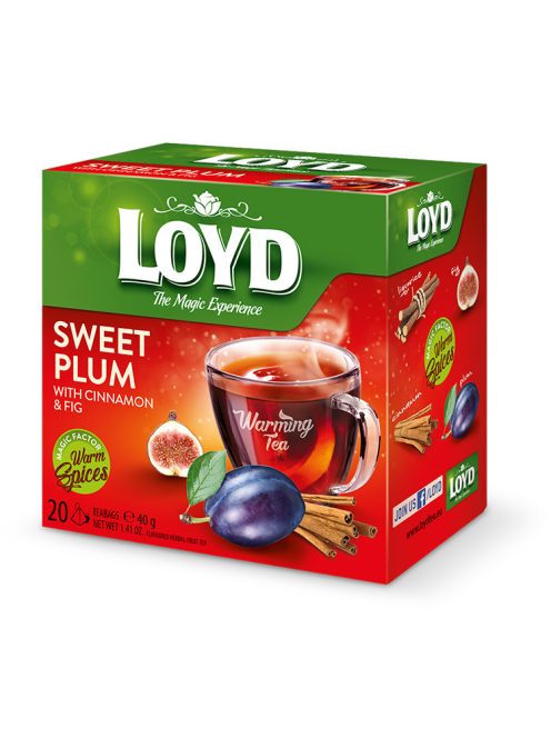 Loyd ceai HOT prună-smochin-scorțișoară - 40g