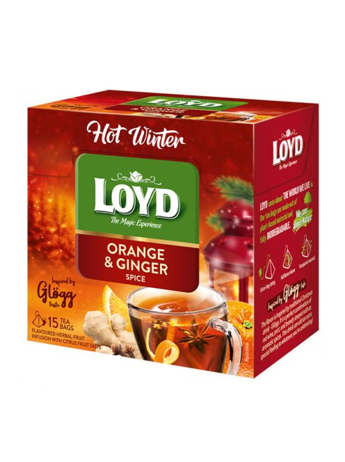 Loyd ceai HOT WINTER portocaliu-ginger (punch) - 45g