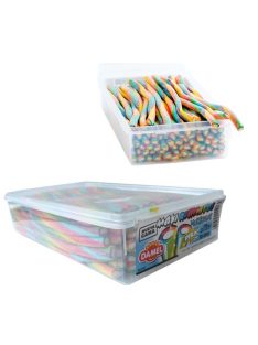   Damel Maxi acru, colorat, umplut creioane de zahăr gummi - 1575 g