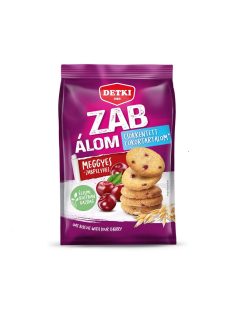   Detki Oat-dream cherry, biscuiți cu fulgi de ovăz și zahăr redus - 150g