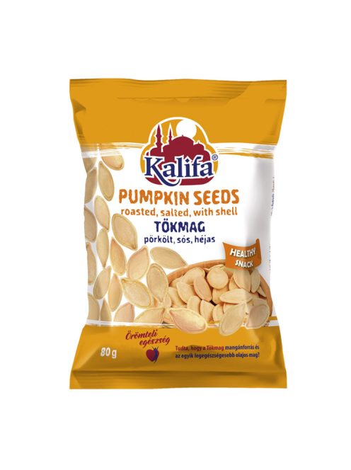 Kalifa semințe dovleac în coajă, sărate, prăjite - 80g
