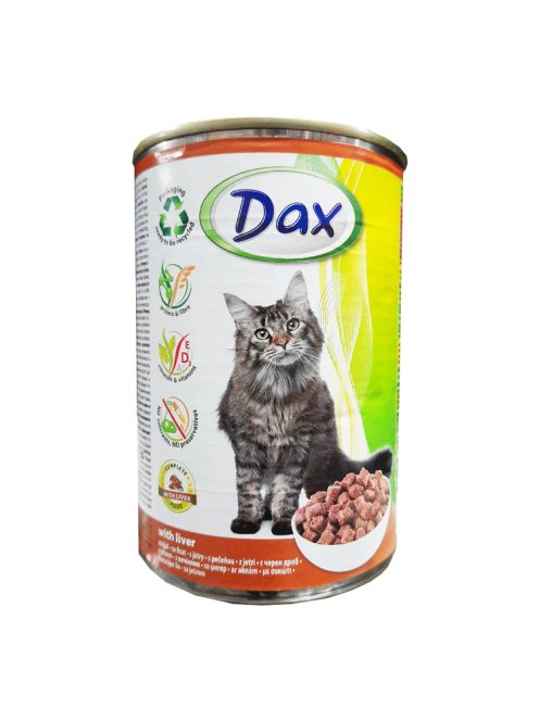 Dax hrană umedă pisici aromă ficat - 415g