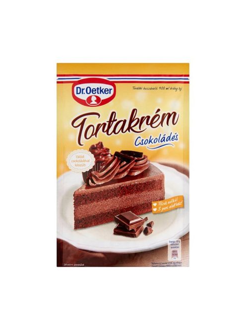 Dr.Oetker Tort cremă de ciocolată pentru prăjituri -145g