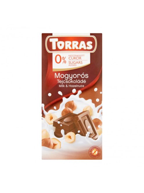 Torras ciocolată  cu alune - 75g