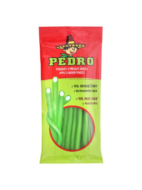 Pedro gumă de zahăr creioane de mere - 80 g