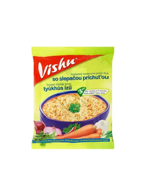 VISHU Supă instant de pui cu tăiței - 60g