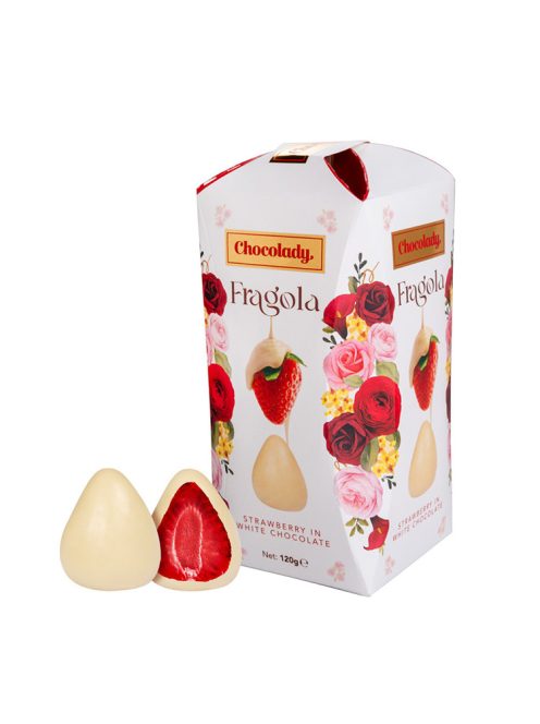 Chocolady Fragola praline asortate cu ciocolată albă - 120g