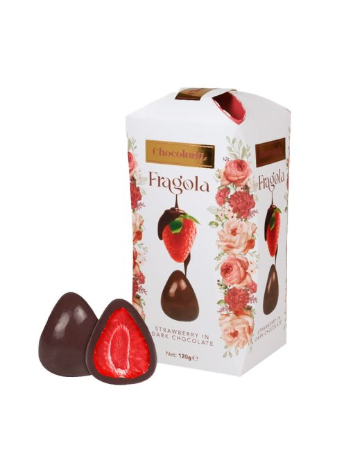Chocolady Fragola praline asortate cu ciocolată neagră - 120g