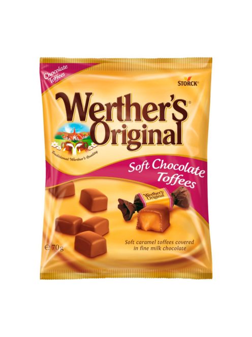 Werthers Original Soft bomboane de caramel  cu ciocolată cu lapte - 70 g