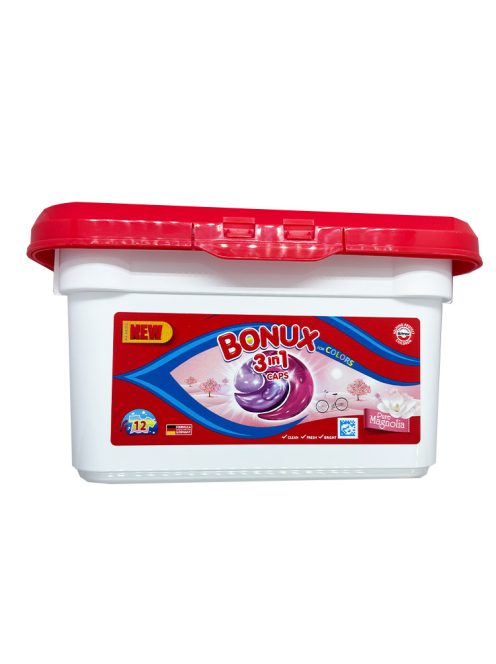 Bonux detergent capsule Magnolia Pură - 12 bucăți