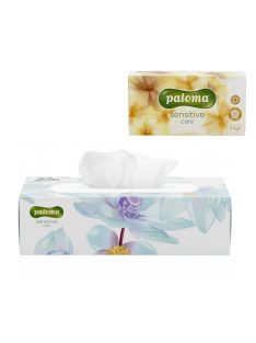   Paloma Sensitive Care (unt de shea) șervețele cosmetice cu 3 straturi - 80buc