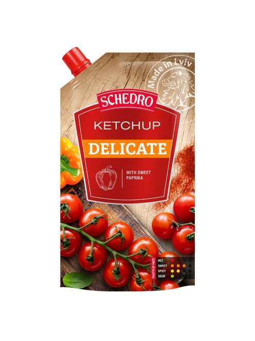 SCHEDRO Ketchup cu aromă delicată - 250g