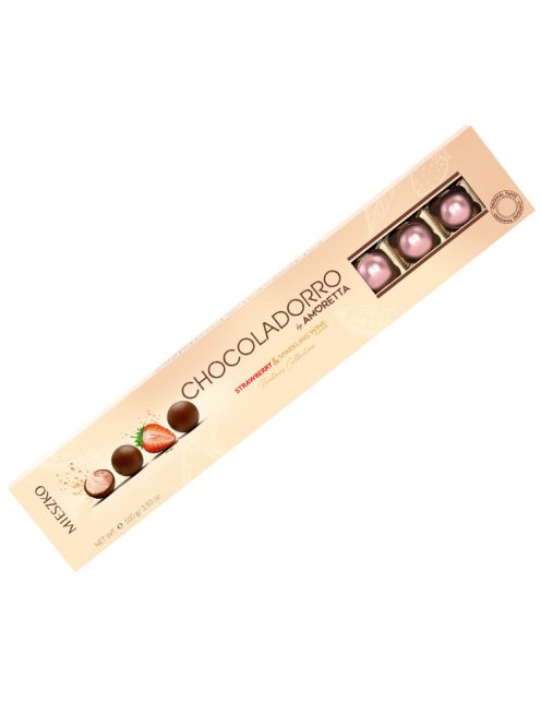 Mieszko Chocoladorro praline asortate cu căpșuni  și vin - 100g