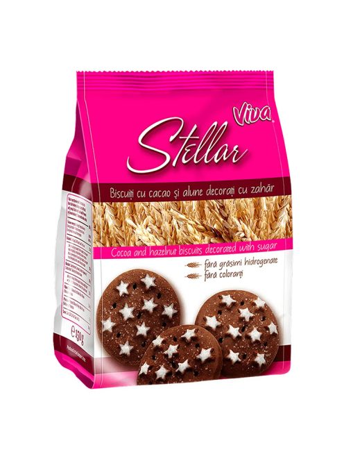 Viva Stellar Biscuiți cu cacao și alune - 150g