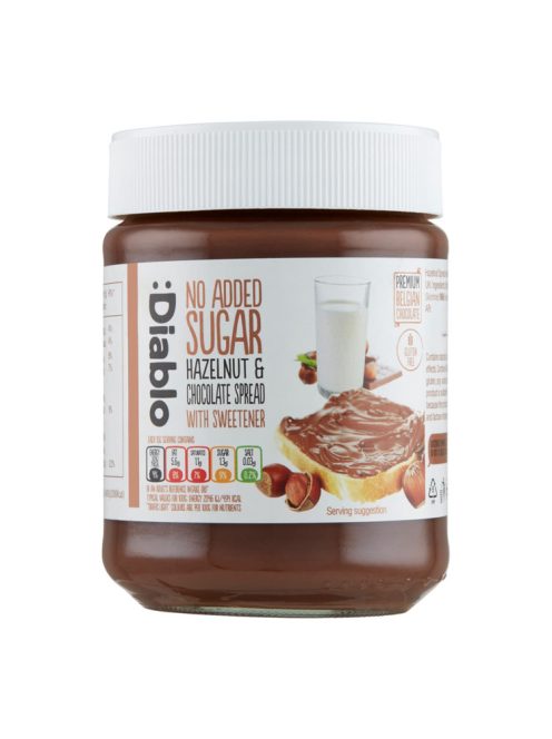 Diablo cremă tartinabilă de alune fără zahăr adăugat - 350g