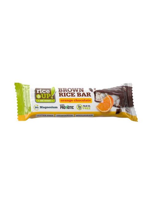 Rice Up batoane cu portocale și ciocolată neagră - 18 g