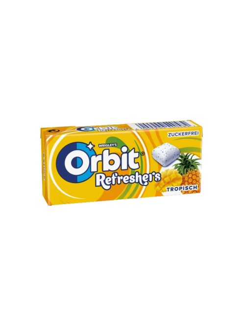 Wrigleys Orbit Refreshers Handypack Tropical, fără zahăr - 17,9g