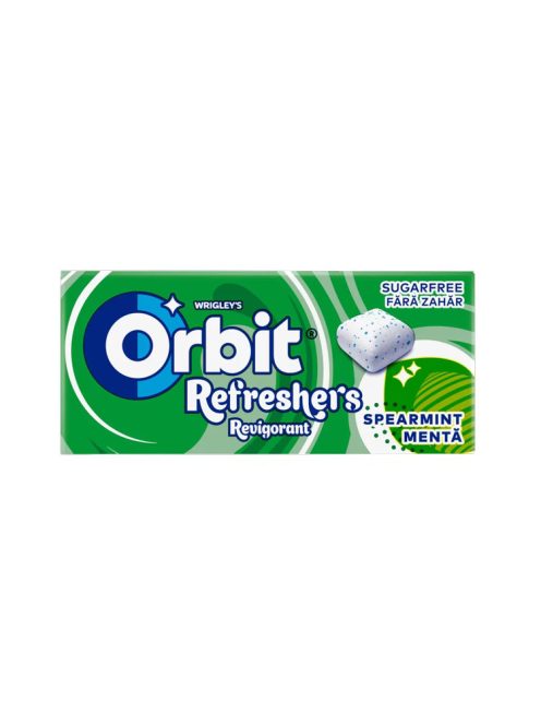 Wrigles Orbit Refreshers Handypack Spearmint, fără zahăr - 17,9g