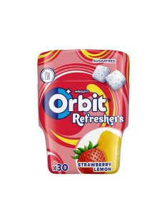  Wrigles Orbit Refreshers Bottle Căpșuni-Lamâie, fără zahăr - 67g