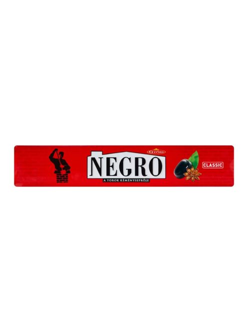 Győri Negro bomboană tare umplută cu mentol și anason - 45 g
