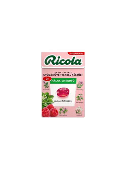 Ricola bomboane zmeură-lemongrass - 40 g