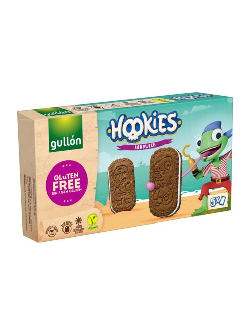 GULLON Hookies biscuiți sandwich cu cacao fără gluten - 230g