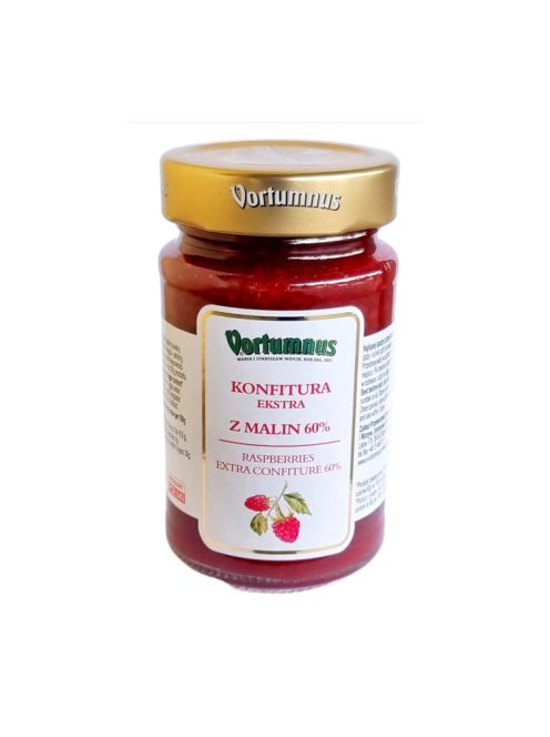 Vortumnus Premium gem de zmeură cu 60% conținut de fructe - 250g