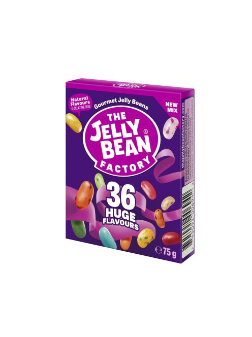 Jelly Bean 36 de arome uriașe boabe gummi la cutie - 75 g