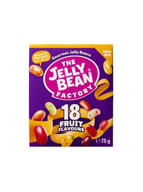Jelly Bean 18 arome de fructe boabe de jeleu în cutie - 75 g
