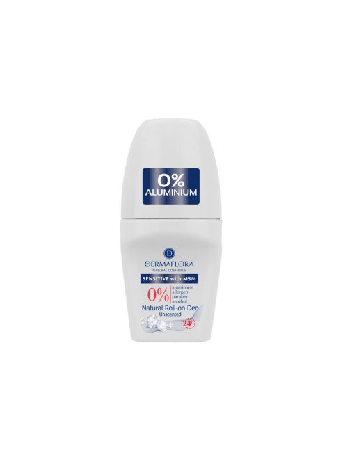 Dermaflora 0% sensitive deodorant roll-on pentru femei - 50ml