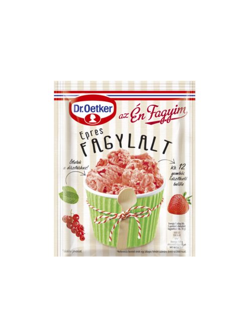 Dr.Oetker praf de înghețată de căpșuni 78g