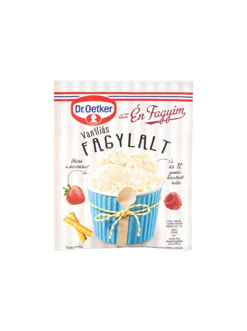 Dr.Oetker  praf de înghețată de vanilie 82g