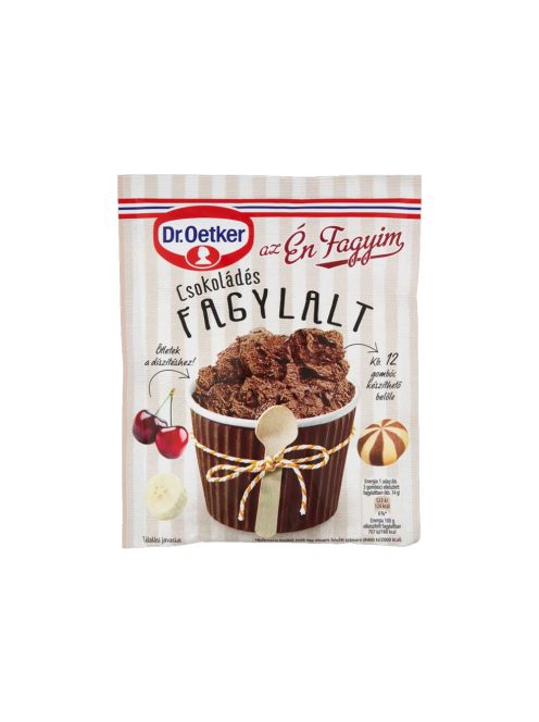 Dr.Oetker praf de înghețată de ciocolată 96g