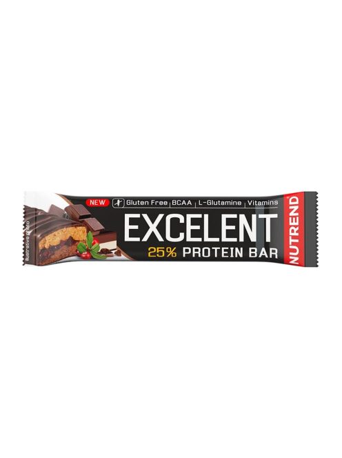 Nutrend Excellent baton proteic cu aromă de ciocolată și pepite - 85 g