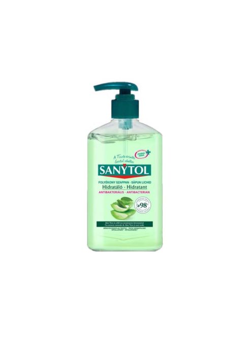 Sanytol săpun lichid antibacterian cu ceai verde și aloe vera - 250ml